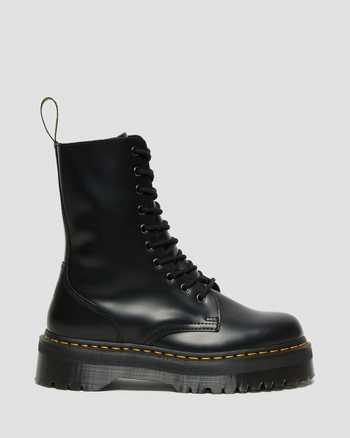 Jadon Hi Smooth Leather Platform Boots,MEN'S PLATFORMS,no.459