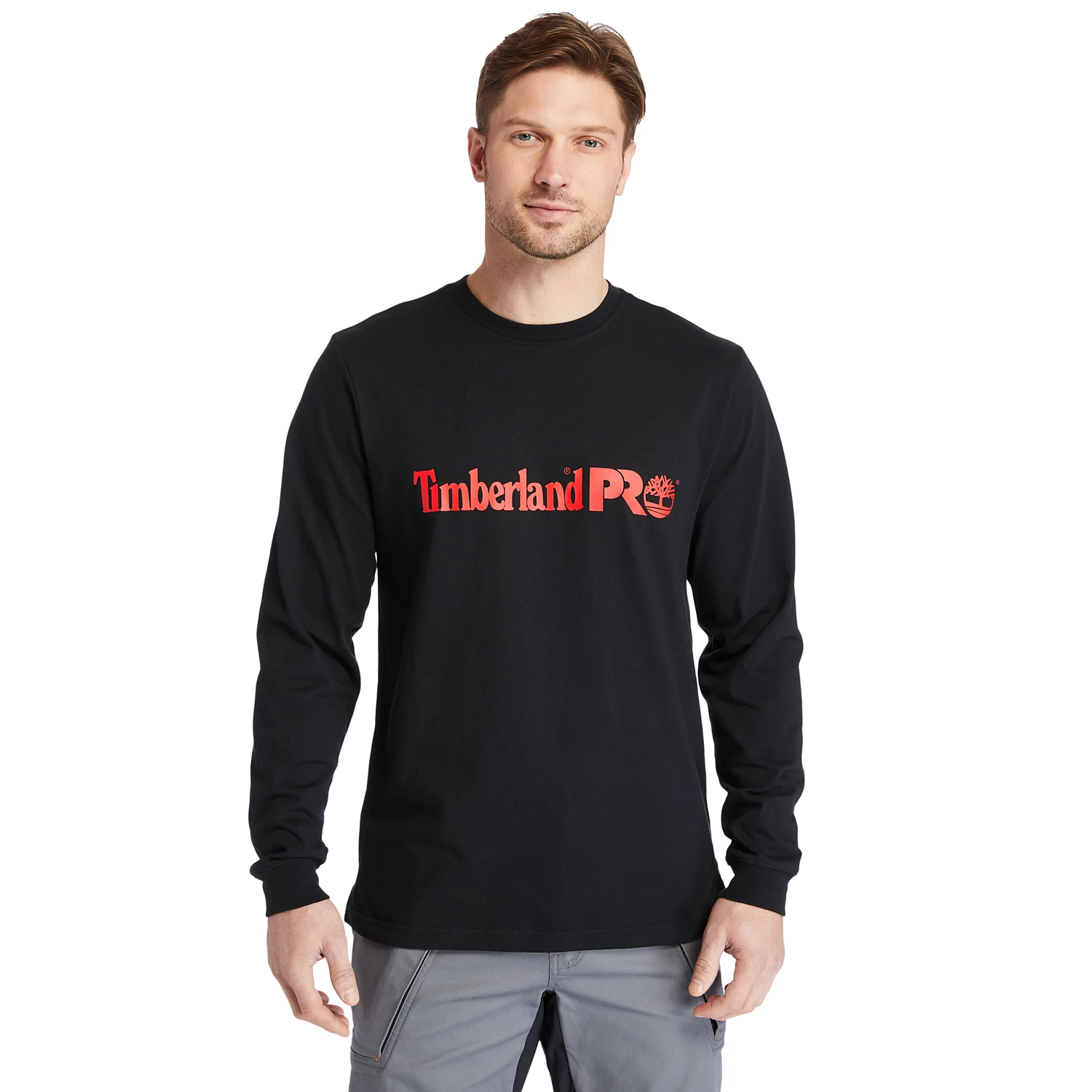 Men's Timberland PRO Base Plate Long-Sleeve Graphic T-Shirt