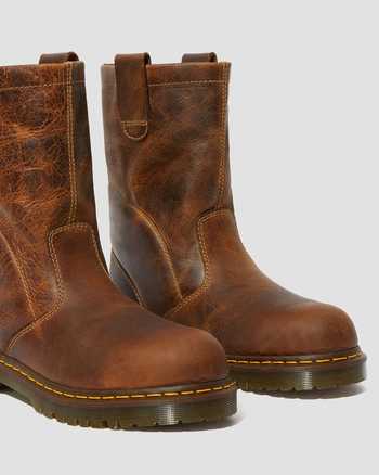 Icon 2295 Leather Steel Toe Slip On Work Boots,MEN'S WORK BOOTS,no.409