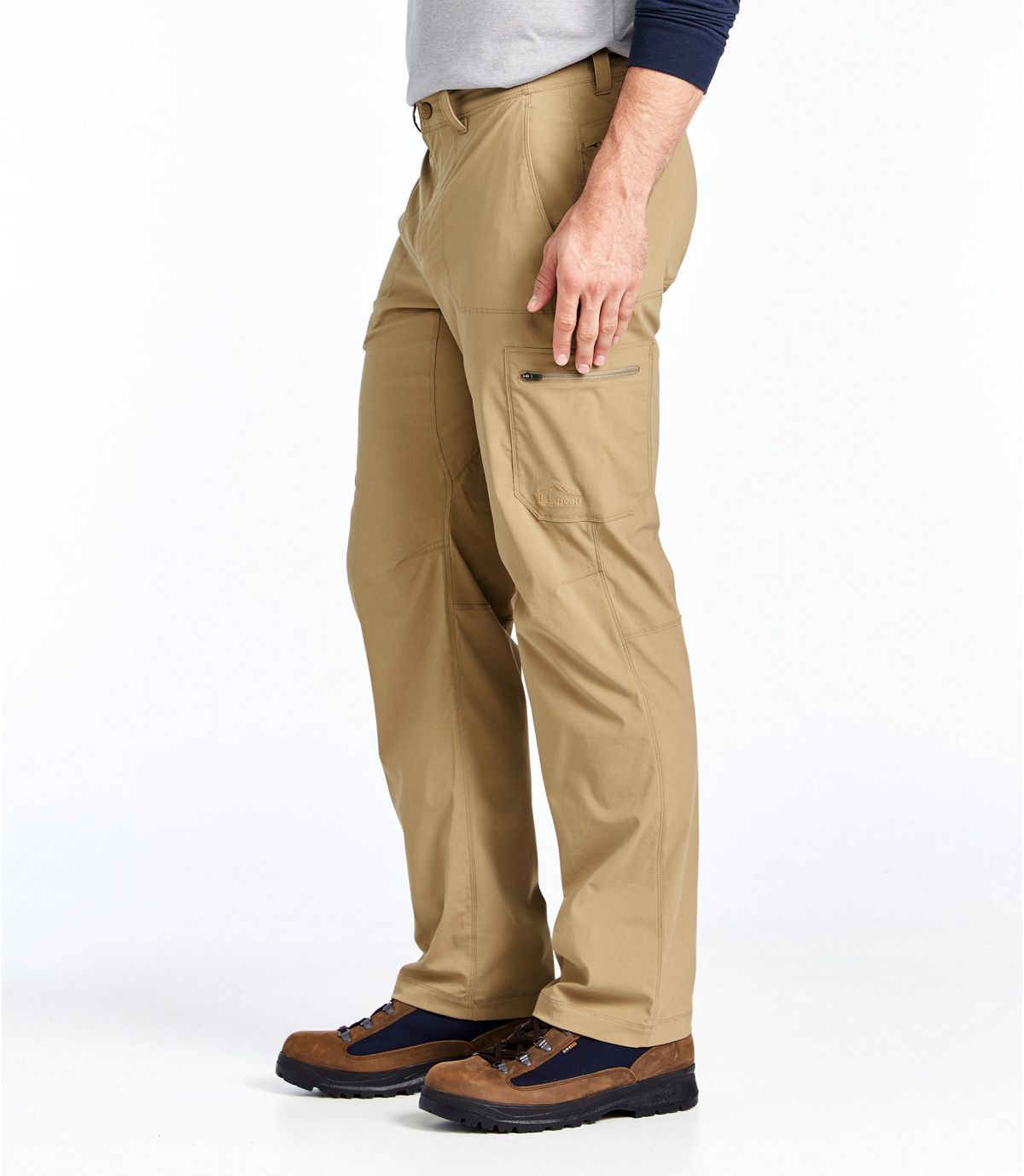 L.L.Bean Men's Water-Resistant Cresta Hiking Pants, Natural Fit