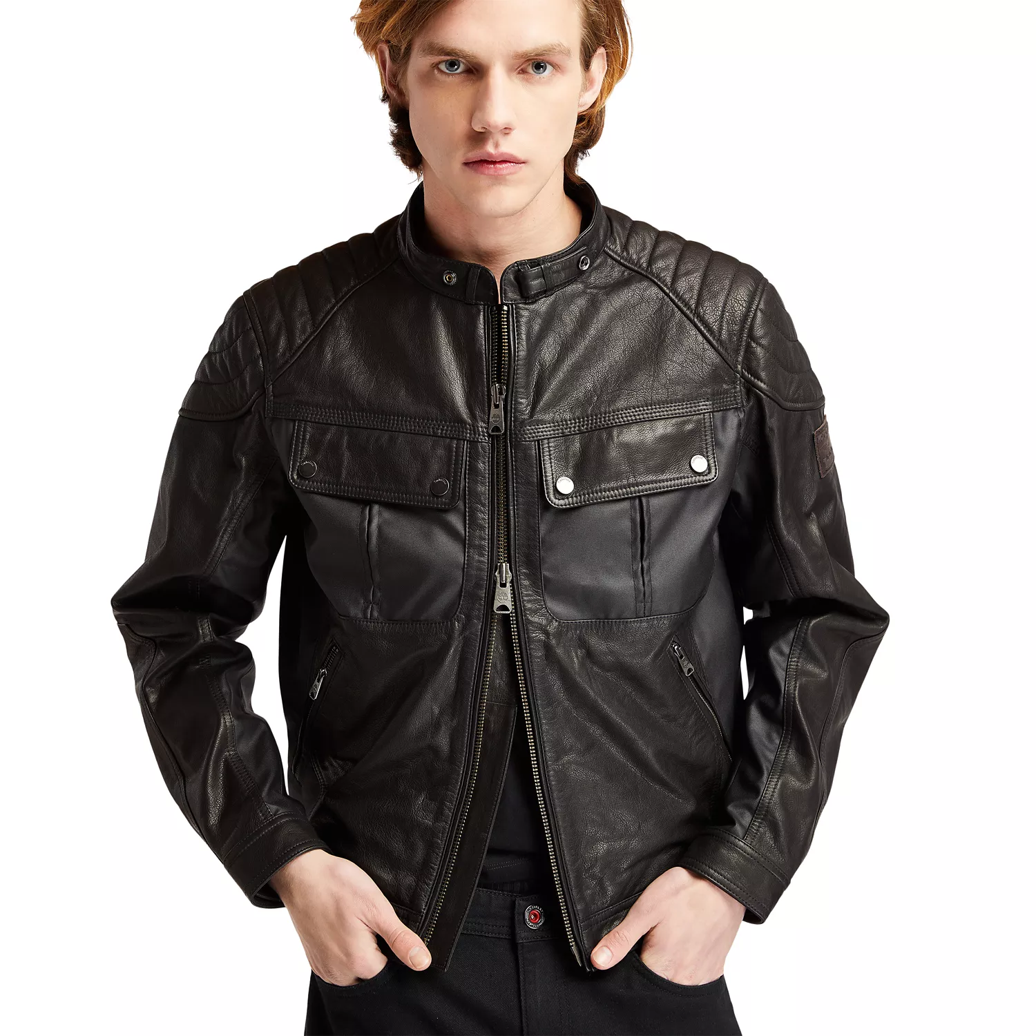 Men's Moto Guzzi x TimberlandLeather Jacket