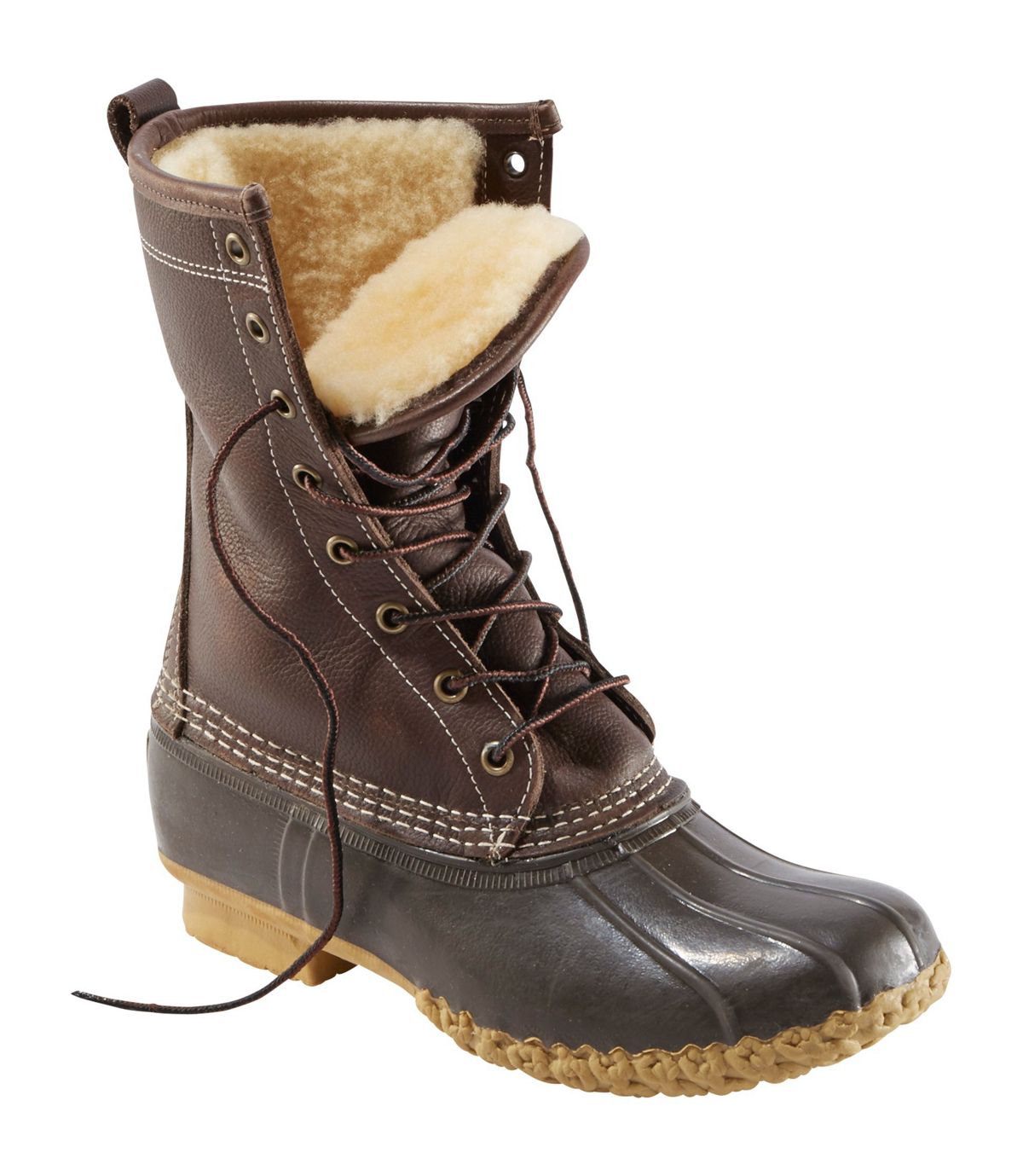 L.L.Bean Bean Boots by L.L.Bean®, 10" Shearling-Lined