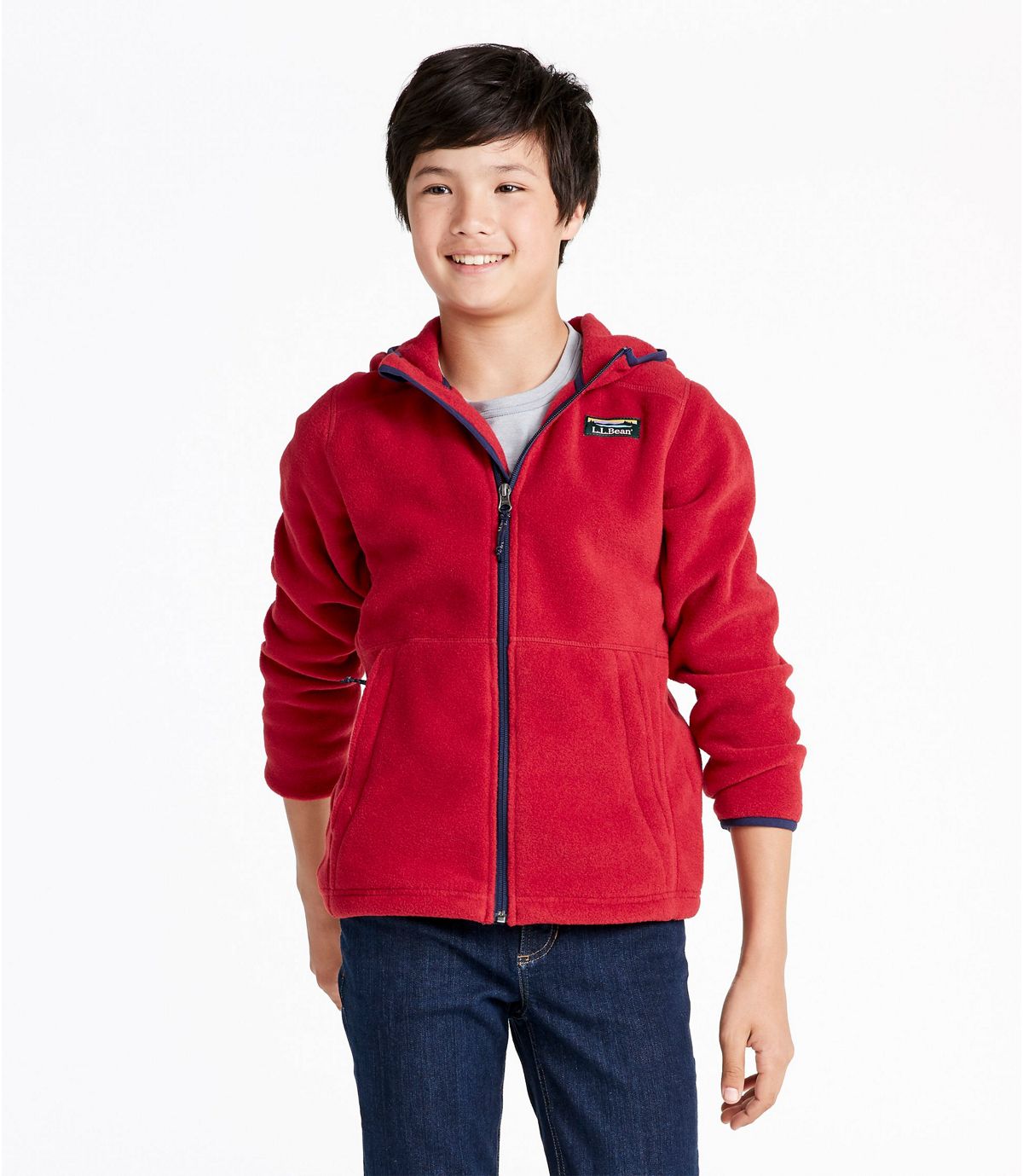 L.L.Bean Kids' Mountain Classic Fleece, Hooded