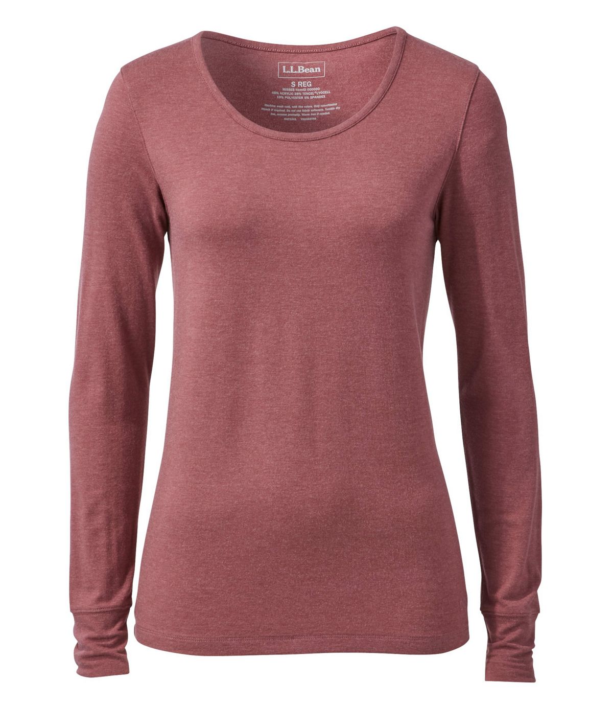 L.L.Bean Women's Heat Keepers Everyday Underwear, Scoopneck