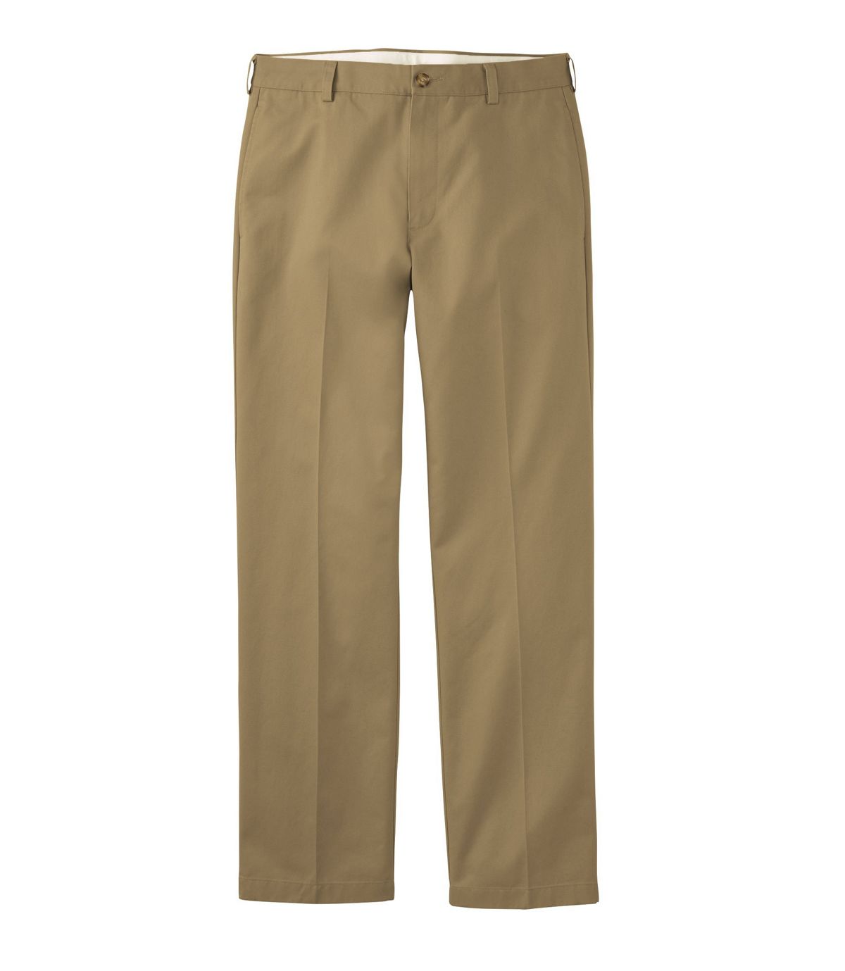 L.L.Bean Men's Wrinkle-Free Double L® Chinos, Natural Fit Hidden Comfort Plain Front