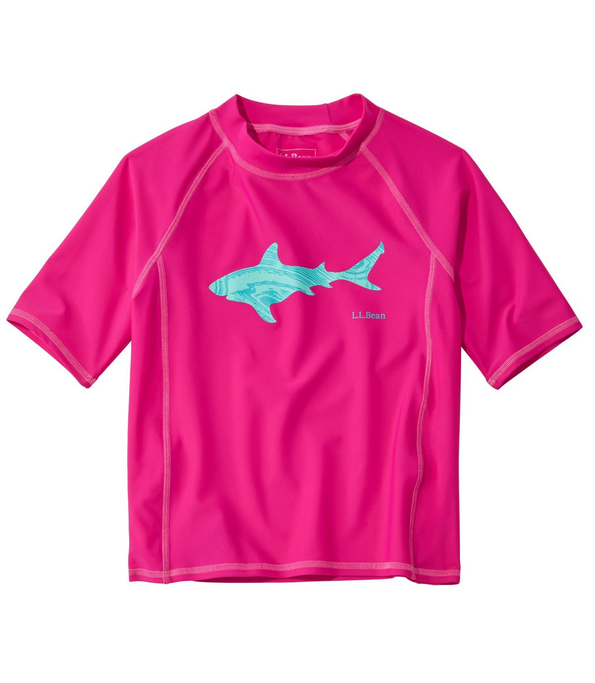 L.L.Bean Kids' Sun-and-Surf Shirt, Short Sleeve, Graphic