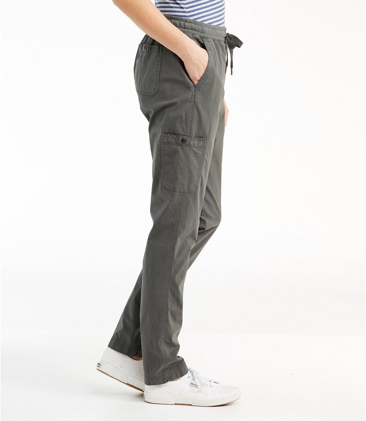 L.L.Bean Women's Stretch Ripstop Pull-On Pants