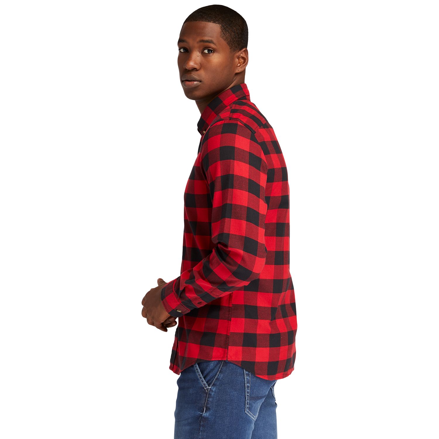 Men's Mascoma River Slim-Fit Long-Sleeve Check Shirt