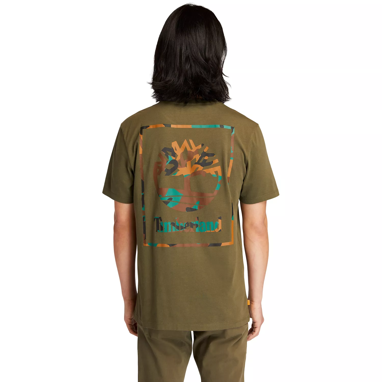 Men's Short-Sleeve Camo-Print Logo T-Shirt