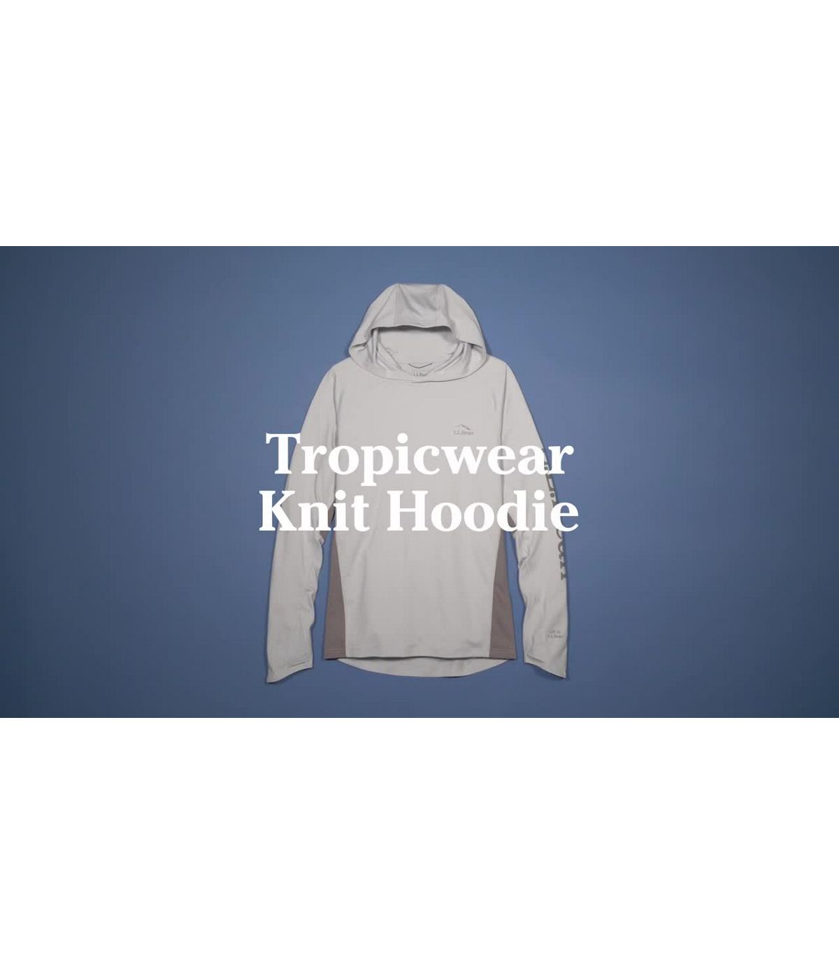 L.L.Bean Men's Tropicwear Knit Hoodie, Print