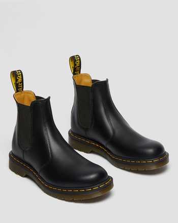 2976 Yellow Stitch Smooth Leather Chelsea Boots,MEN'S ORIGINALS BOOTS,no.500