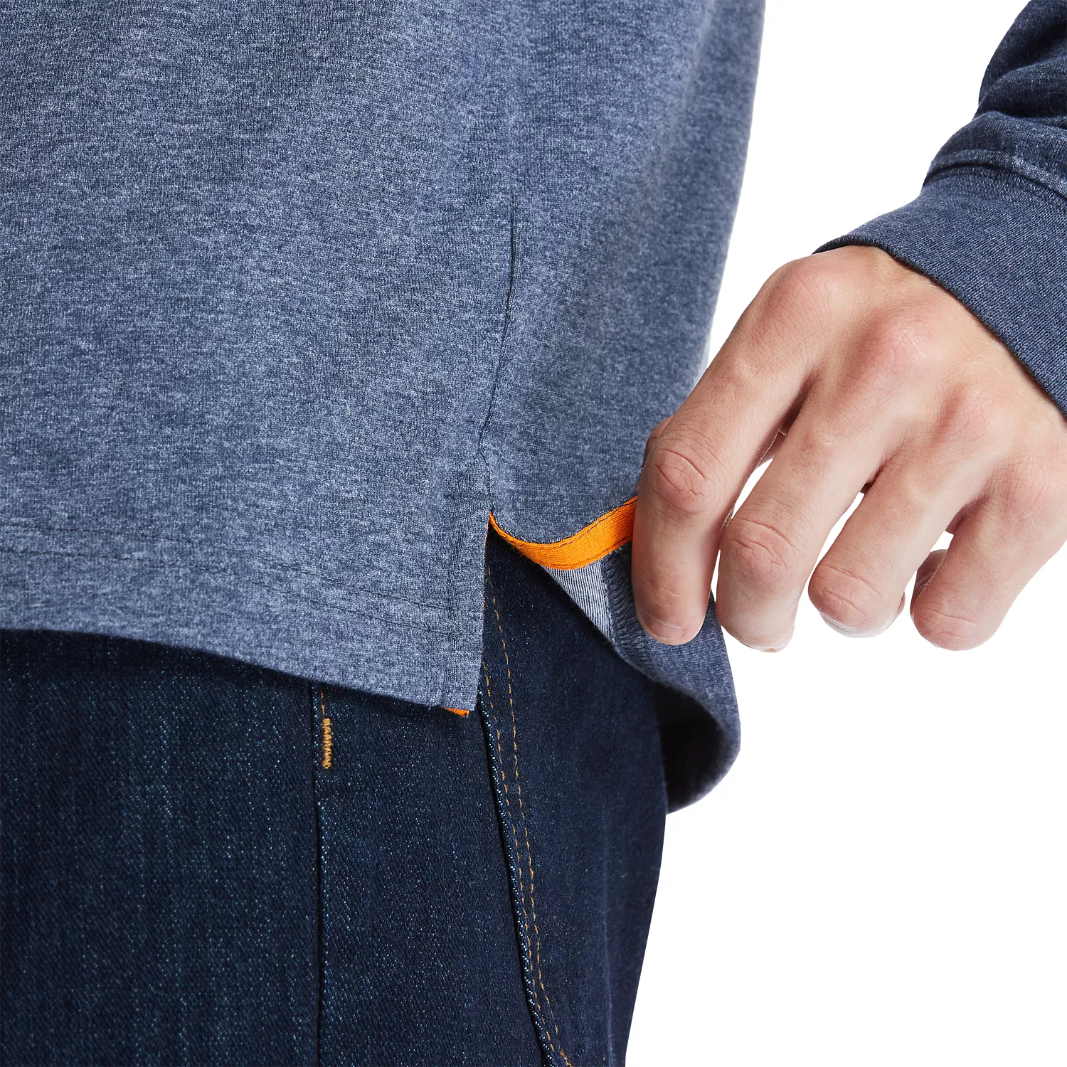 Men's Big & Tall Timberland PRO Base Plate Long-Sleeve Wicking Pocket T-Shirt