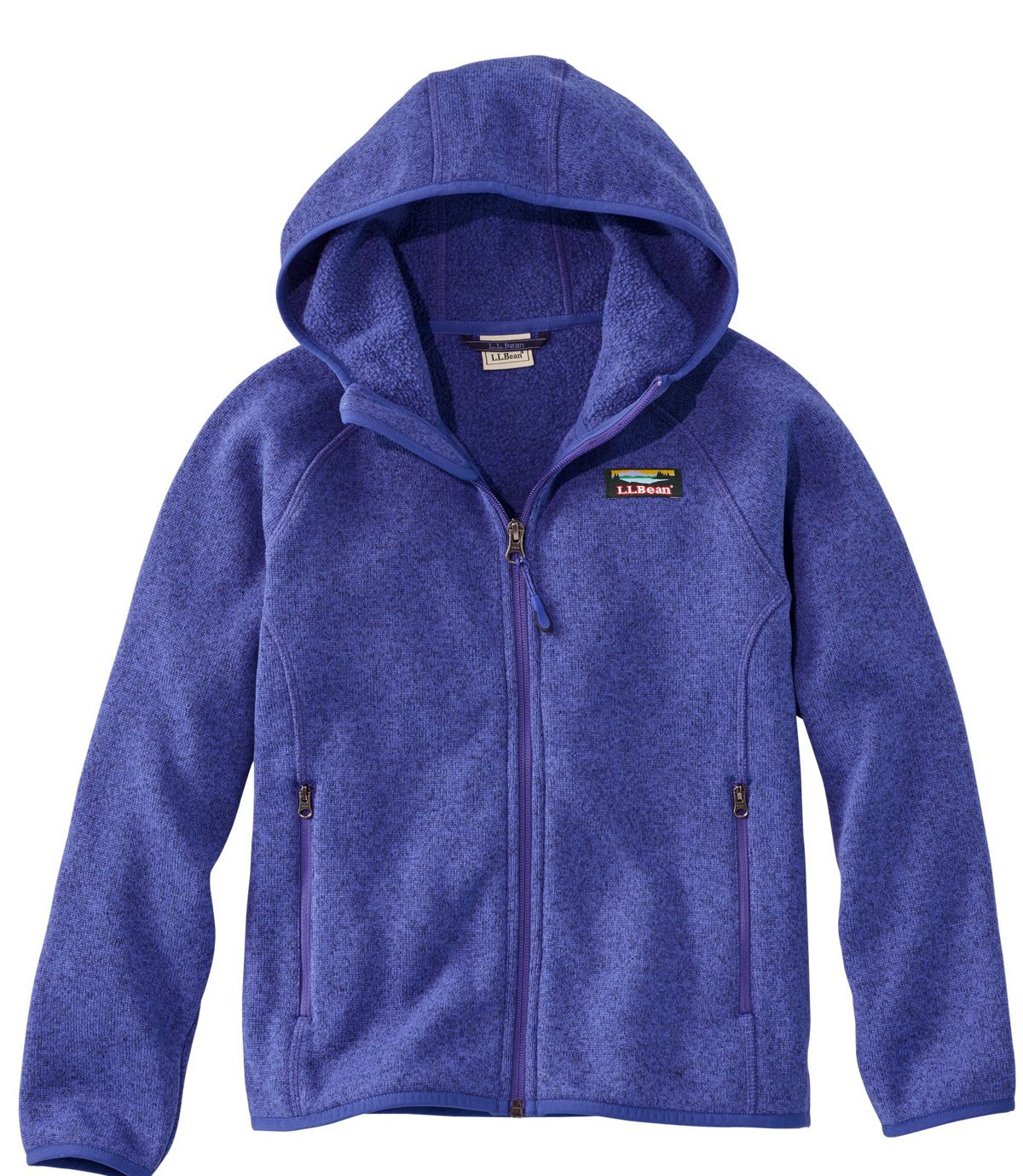 L.L.Bean Kids' L.L.Bean Sweater Fleece, Hooded