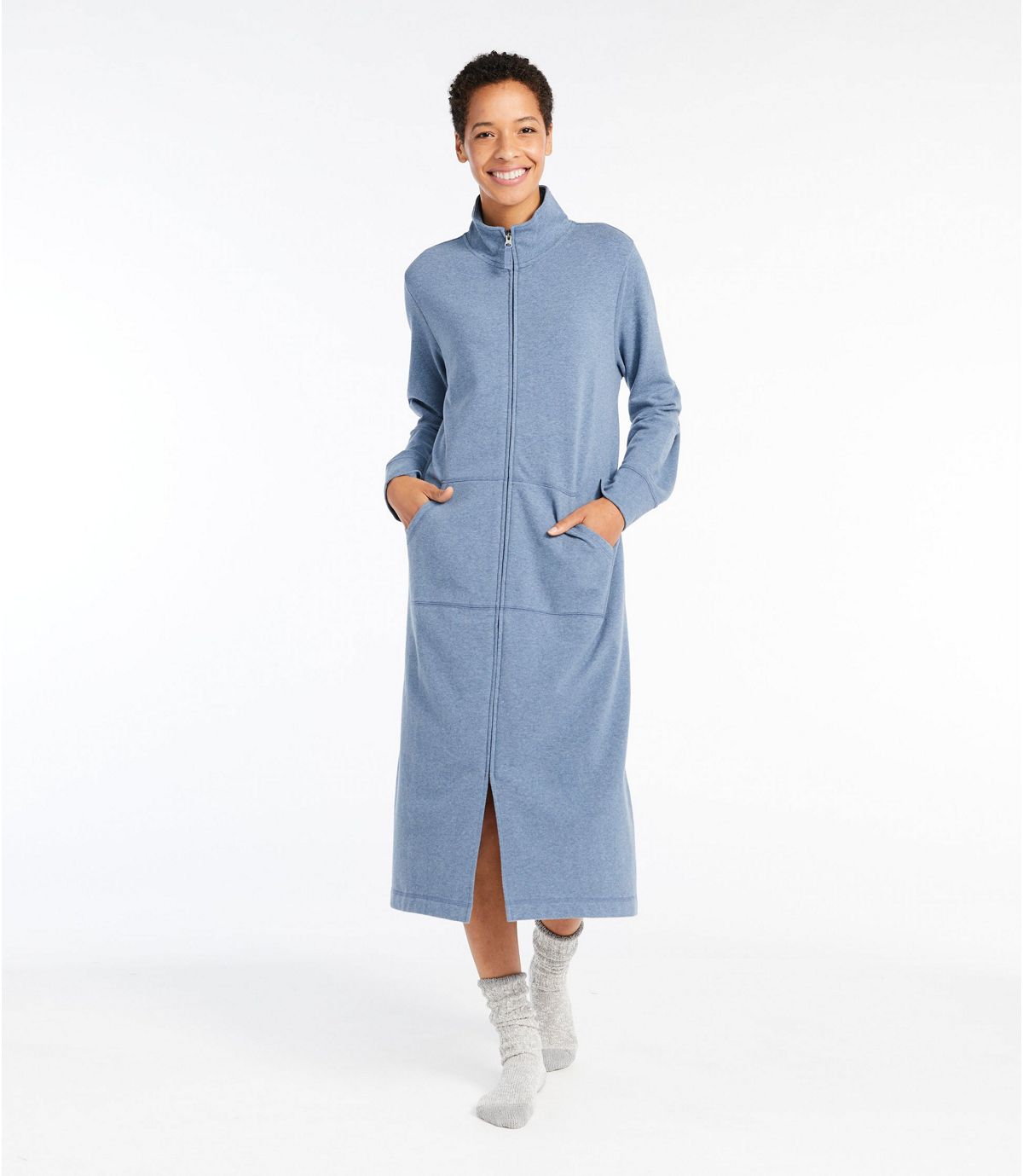 L.L.Bean Women's Ultrasoft Sweatshirt Robe