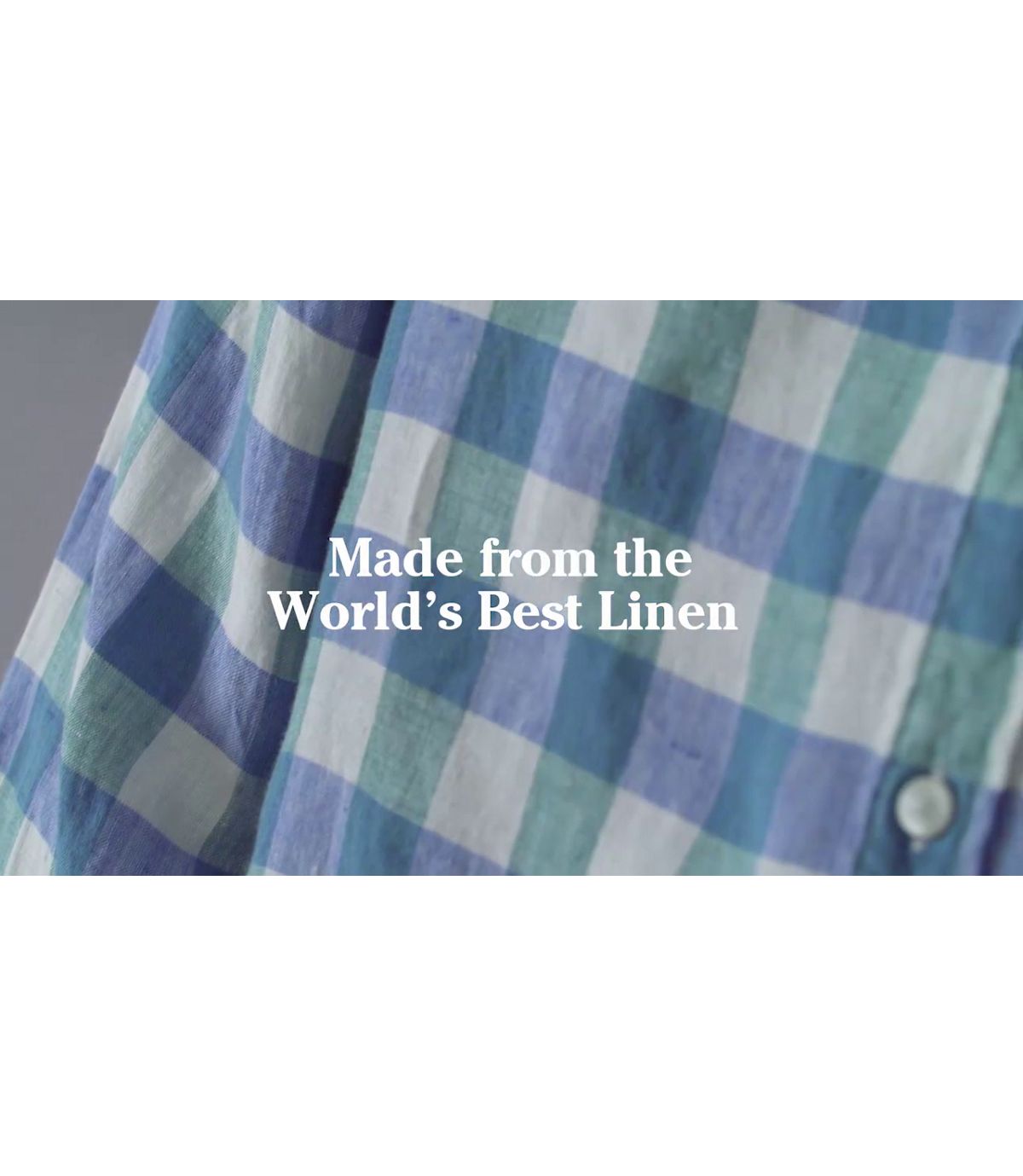 L.L.Bean Men's L.L.Bean Linen Shirt, Slightly Fitted Long-Sleeve Stripe