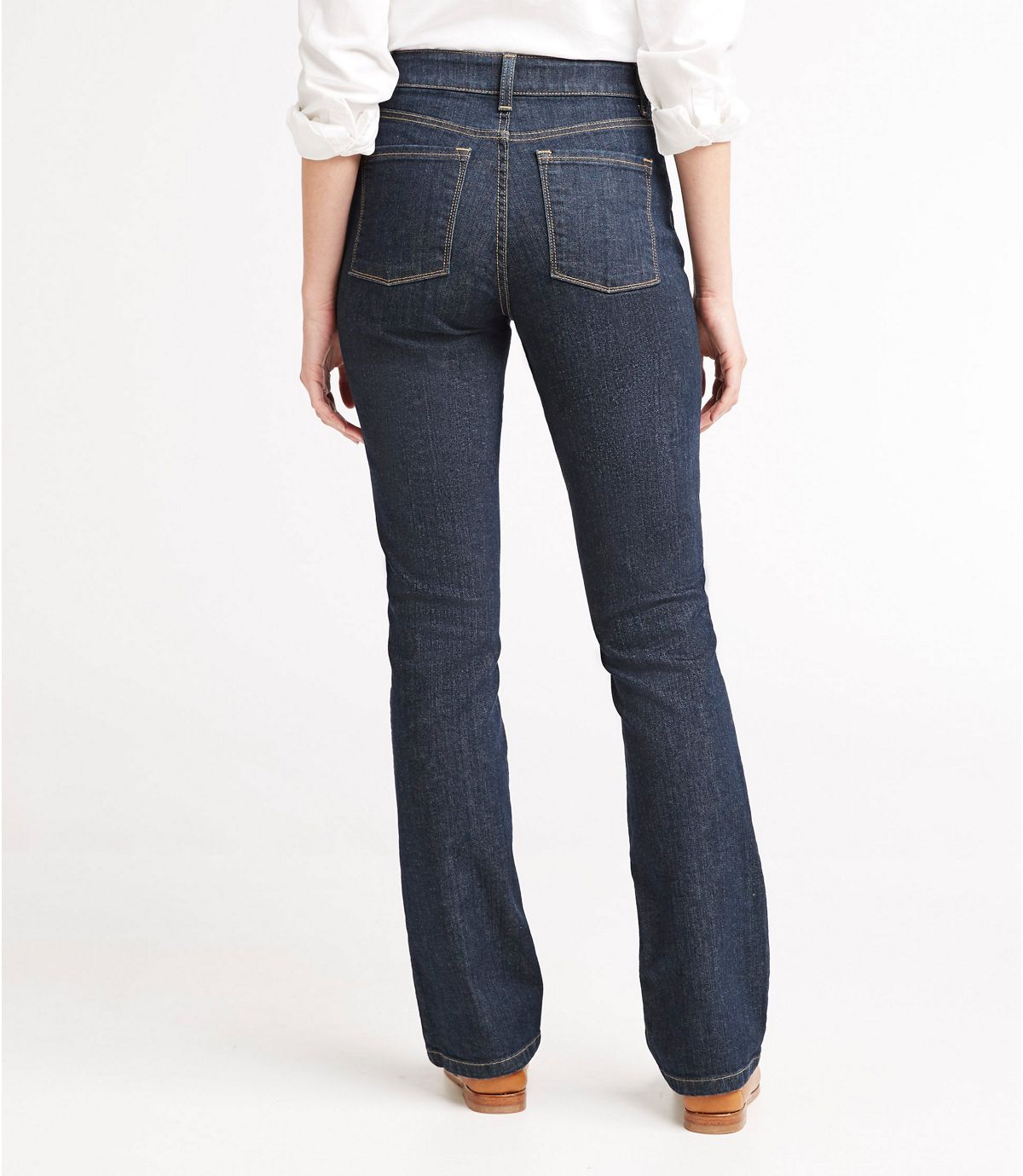 L.L.Bean Women's True Shape Jeans, Classic Kick Boot