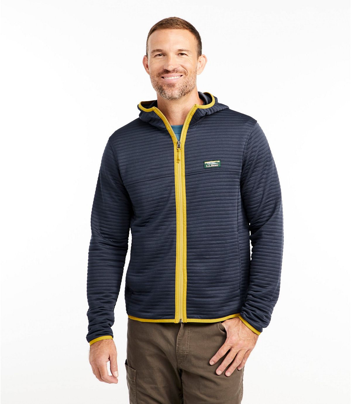 L.L.Bean Men's Airlight Knit Full-Zip Hoodie