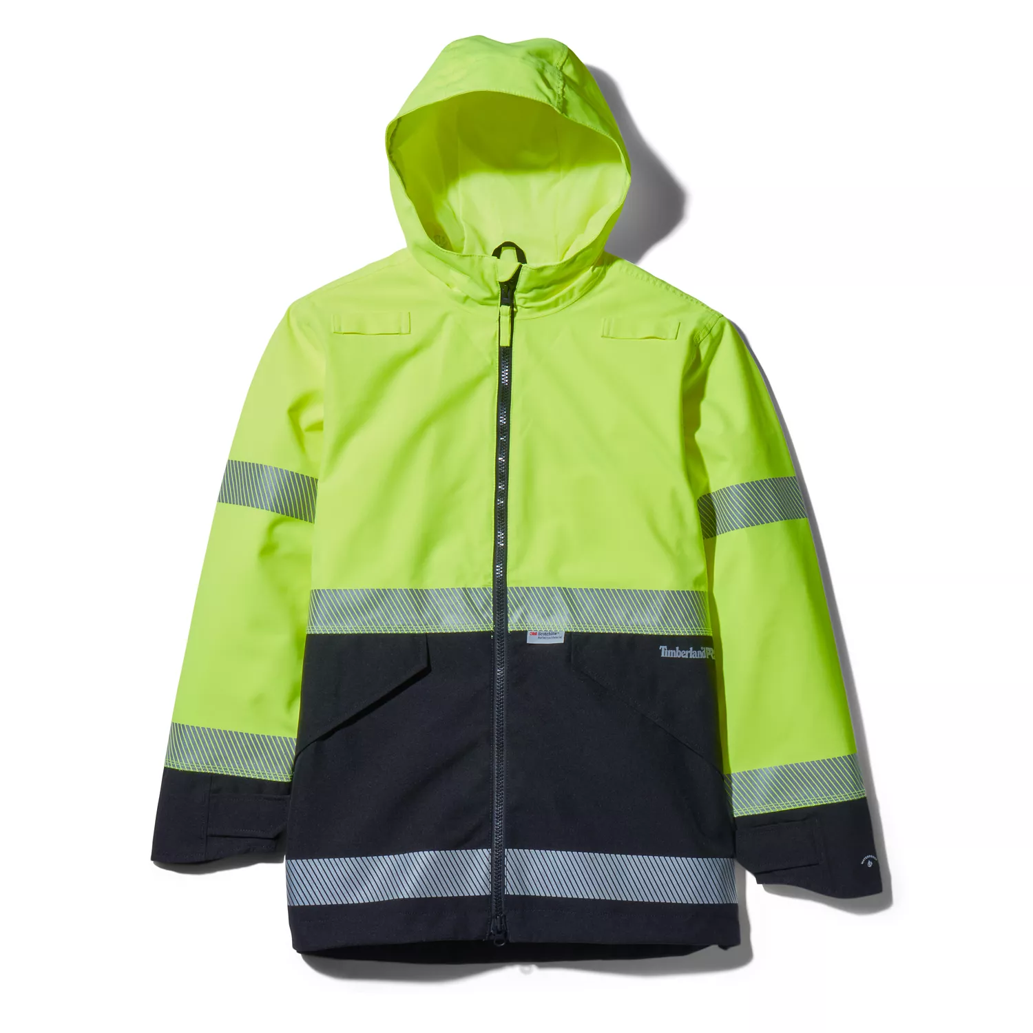 Men's Big & Tall Work Sight High-Visibility Waterproof Jacket