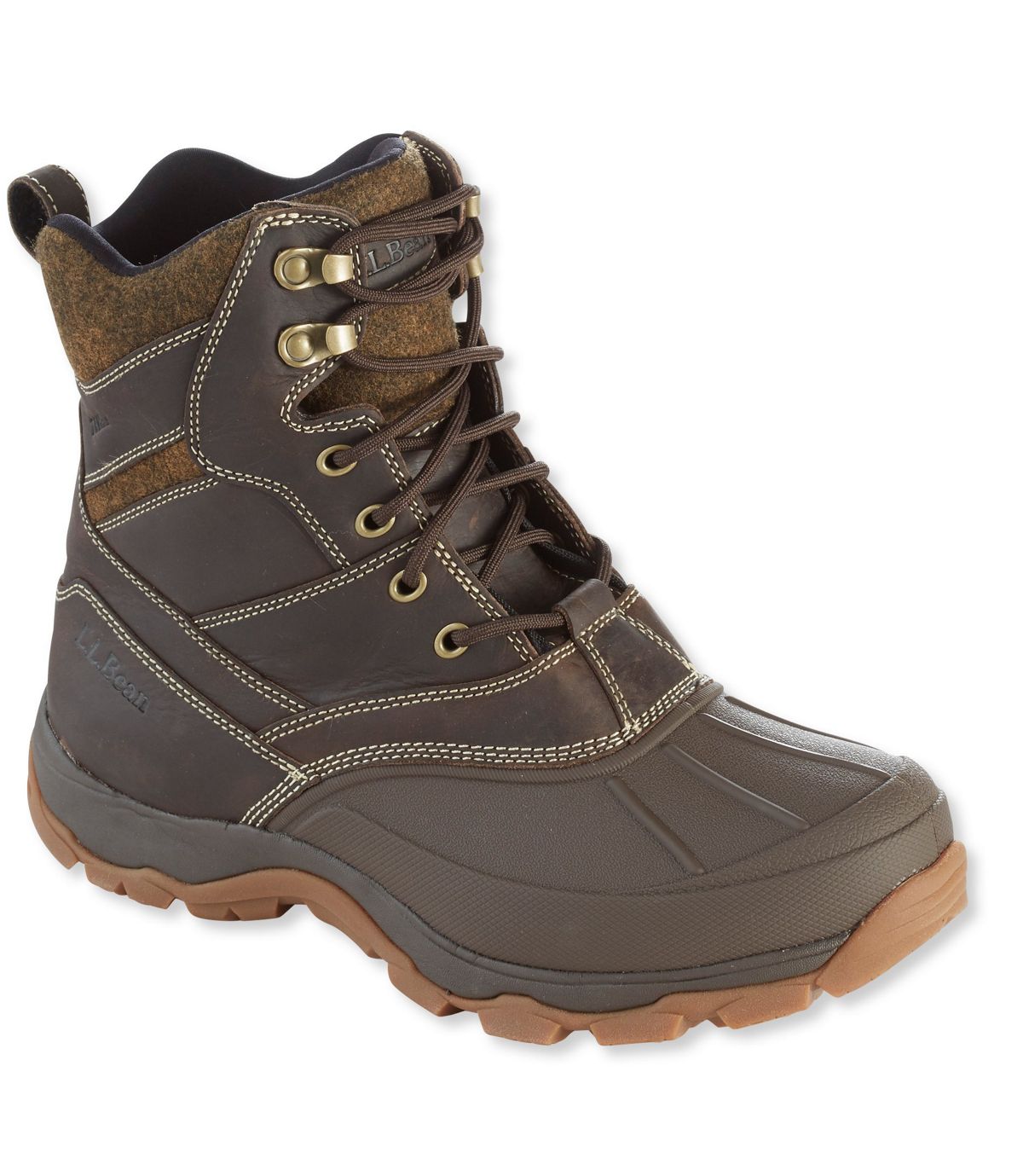 L.L.Bean Storm Chaser Lace-Up Boots with Arctic Grip