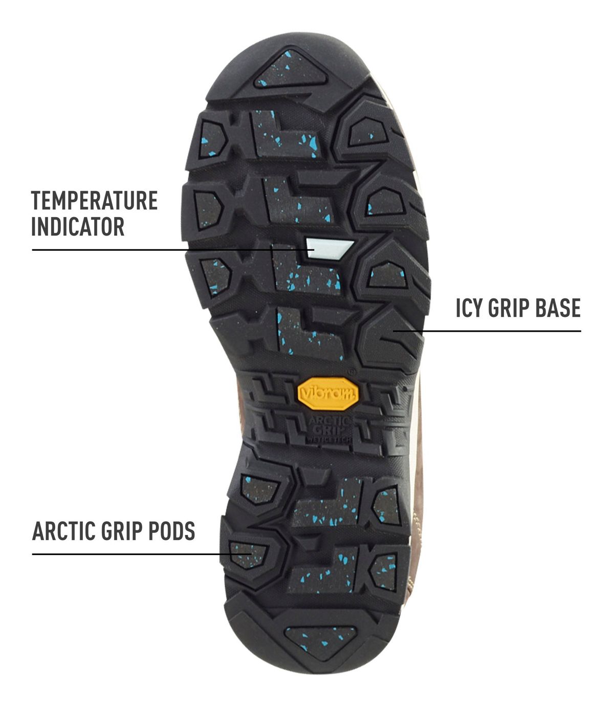 L.L.Bean Snow Sneakers with Arctic Grip, Low Lace-Up