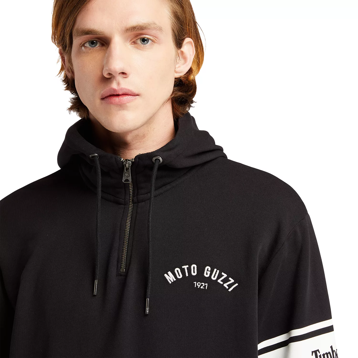 Men's Moto Guzzi x Timberland Half Zip Hoodie