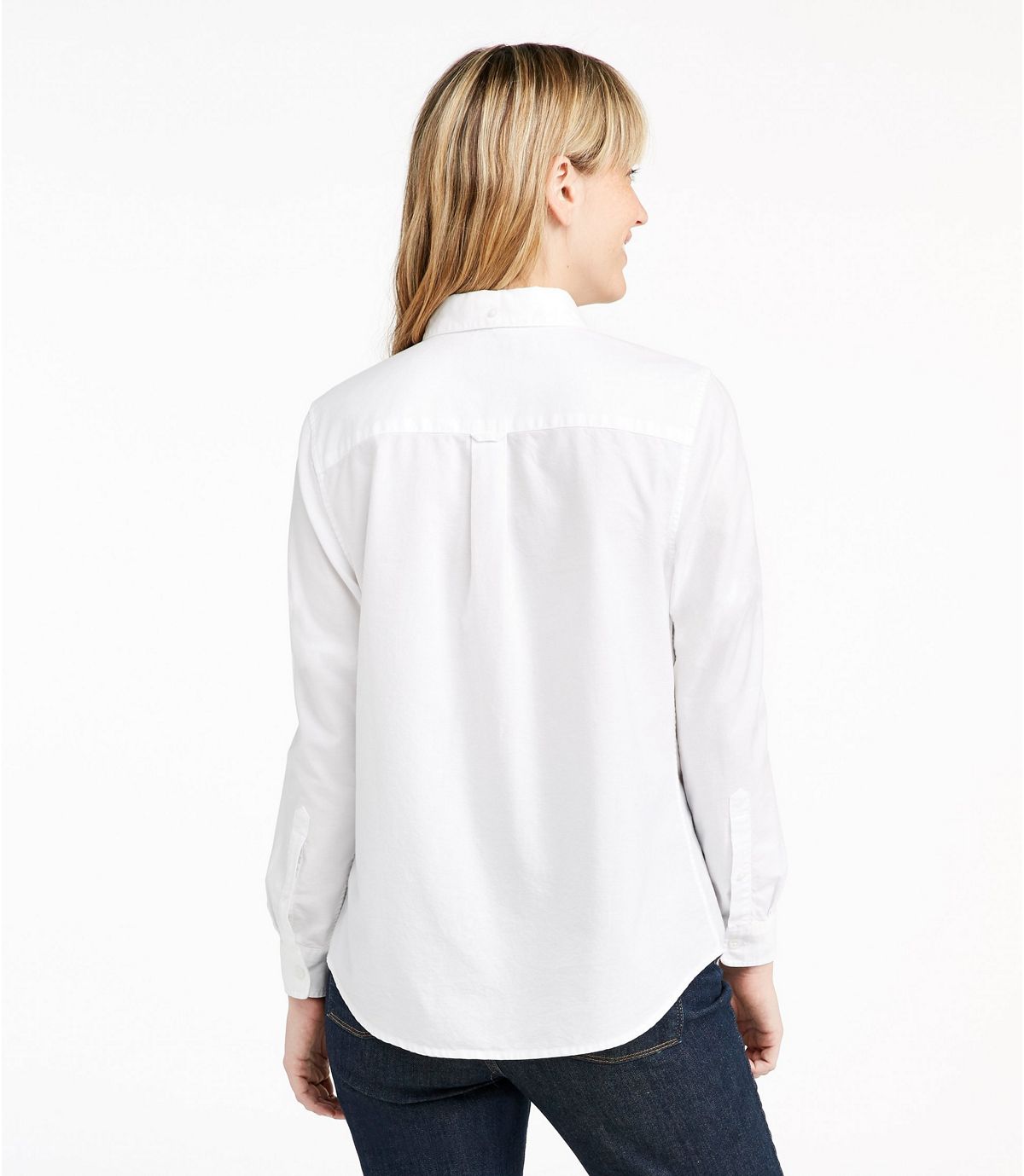 L.L.Bean Women's Lakewashed® Organic Cotton Oxford Shirt