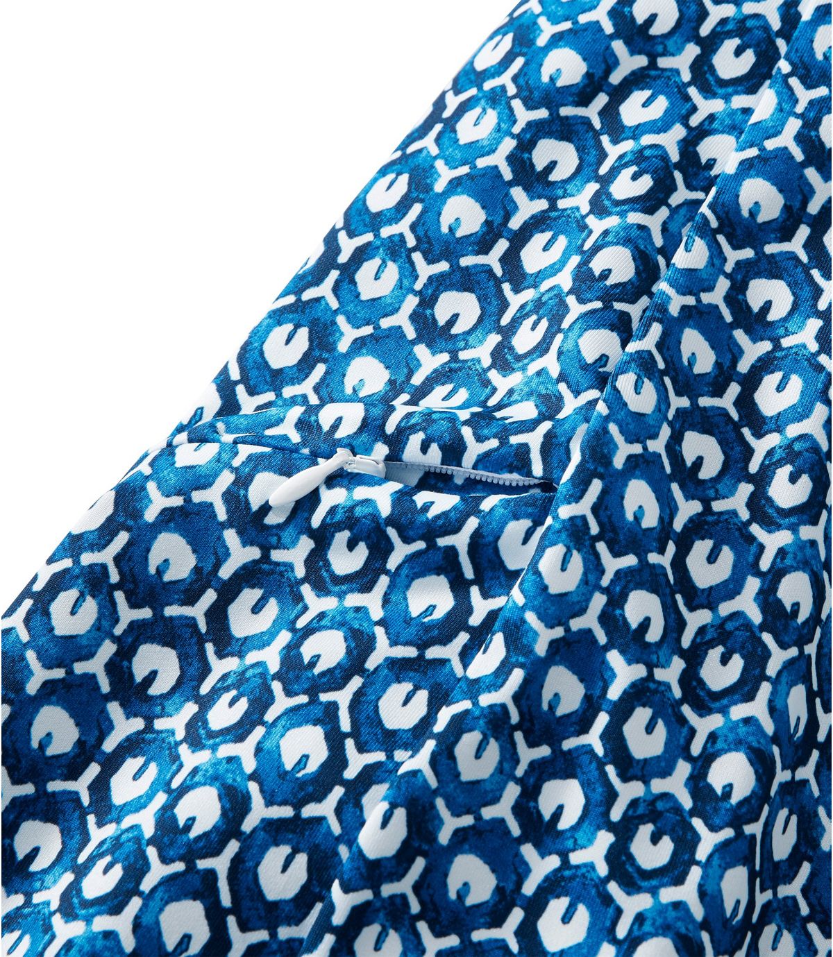 L.L.Bean Women's Short-Sleeve Fitness Dress, Print