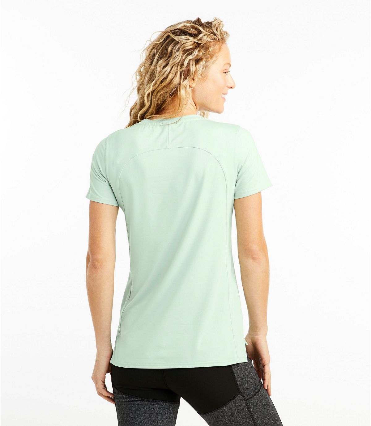 L.L.Bean Women's All-Day Active UPF Tee, Short-Sleeve