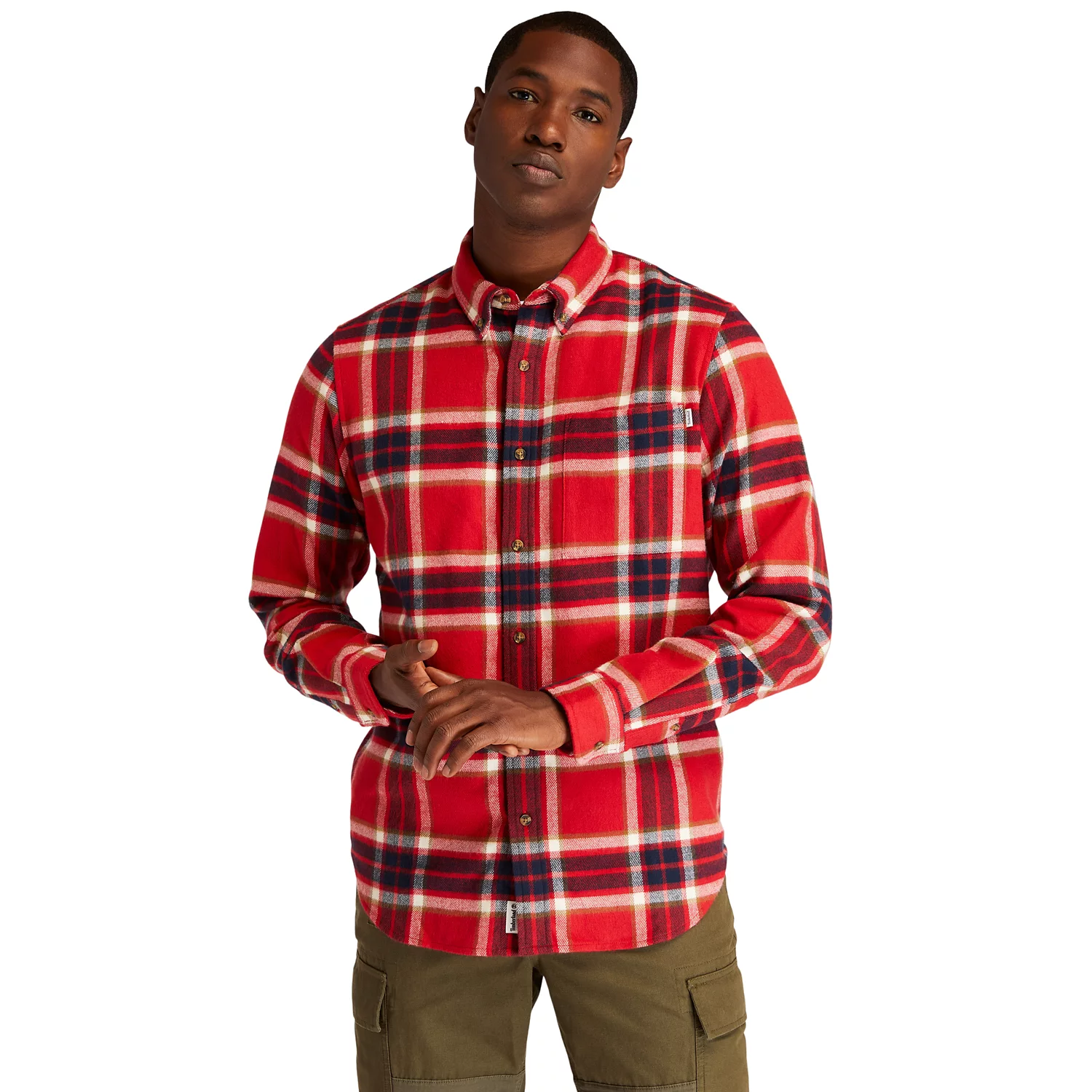 Men's Heavy Flannel Plaid Shirt