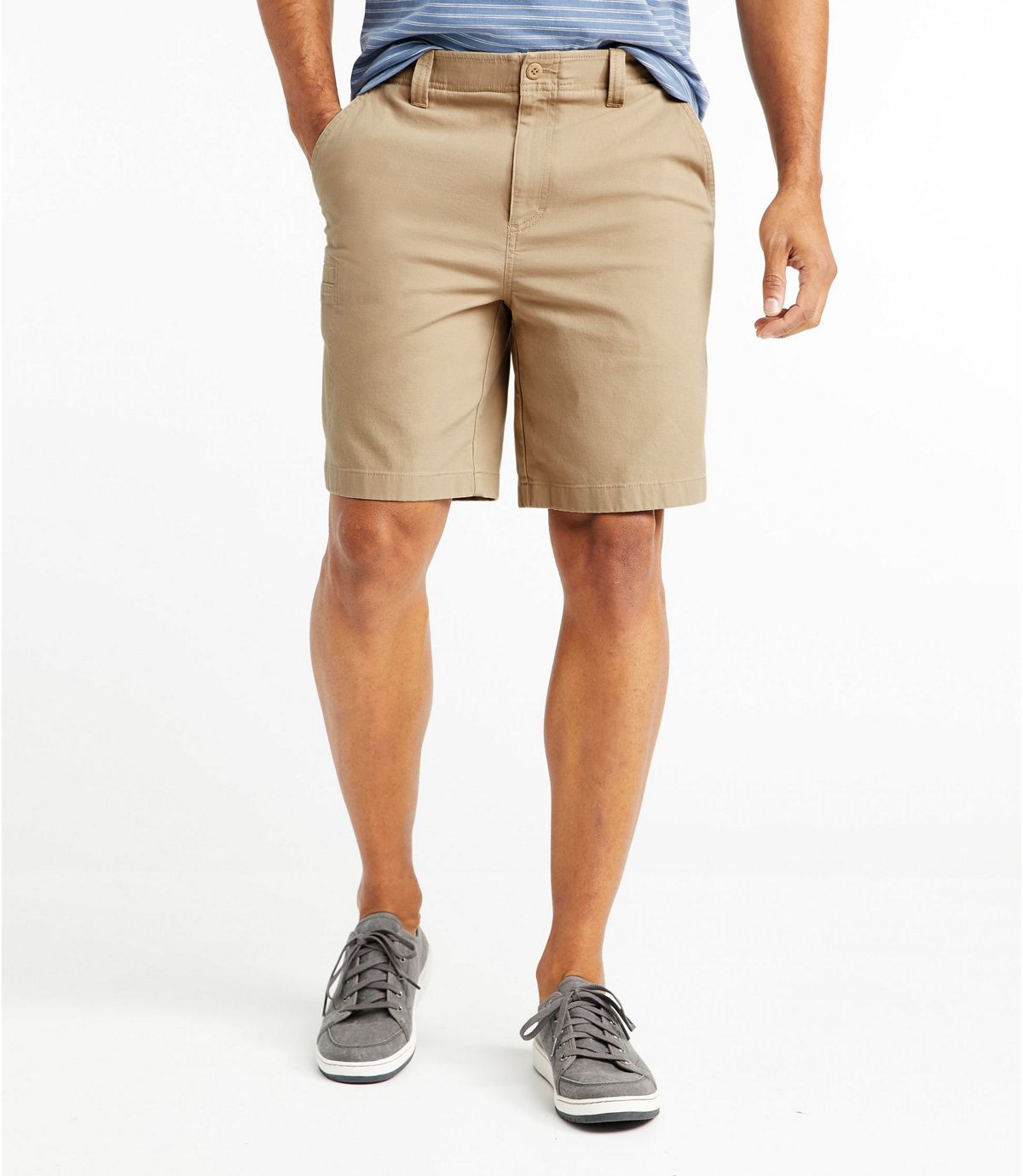 L.L.Bean Men's Stretch Pathfinder Shorts, Natural Fit