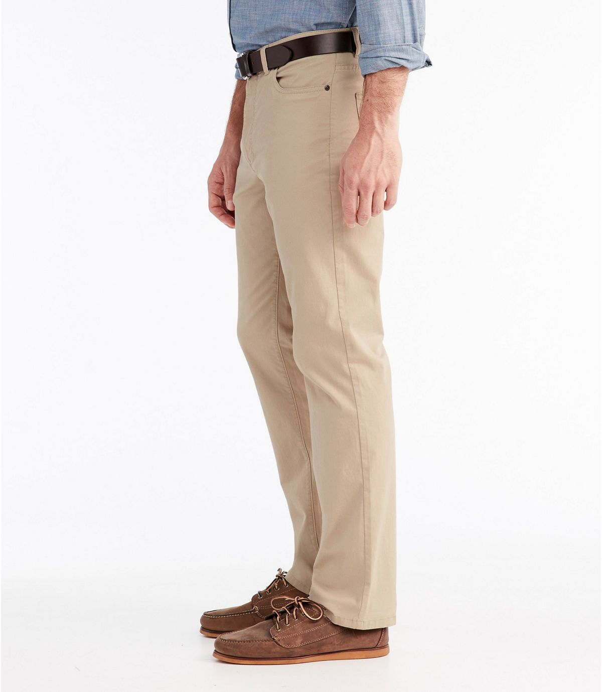 L.L.Bean Men's Lakewashed® Five-Pocket Stretch Khakis, Standard Fit