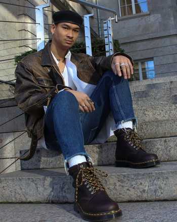 1460 DM's Wintergrip Fleece Leather Boots,WOMEN'S WINTER BOOTS,no.44