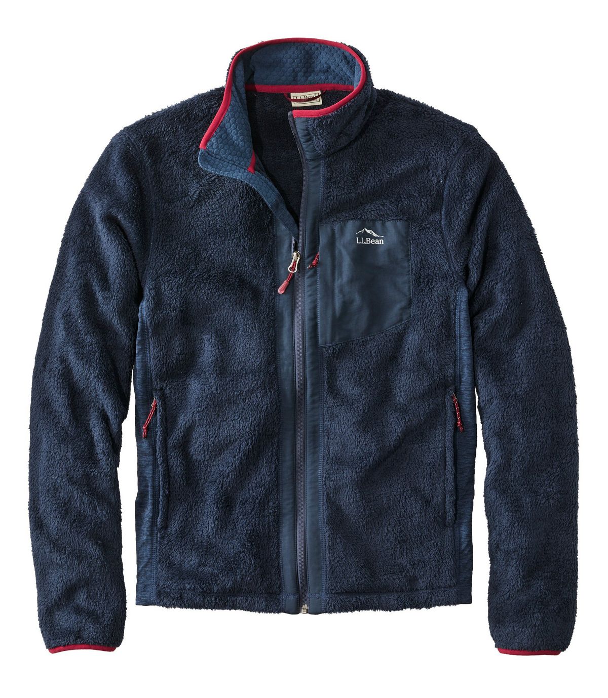 L.L.Bean Men's Adventure Hybrid Fleece Full-Zip Jacket