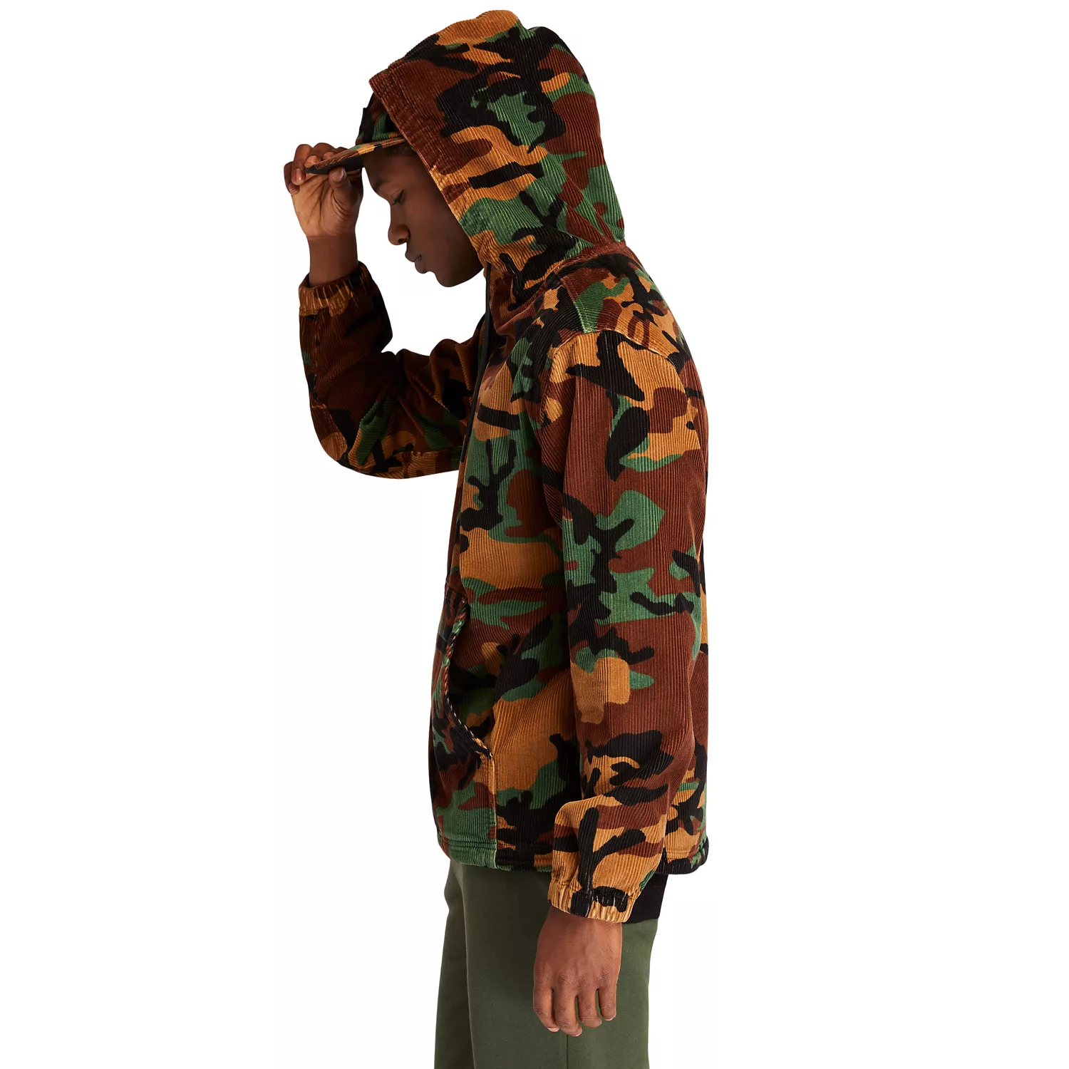 Men's Camo Corduroy Hoodie