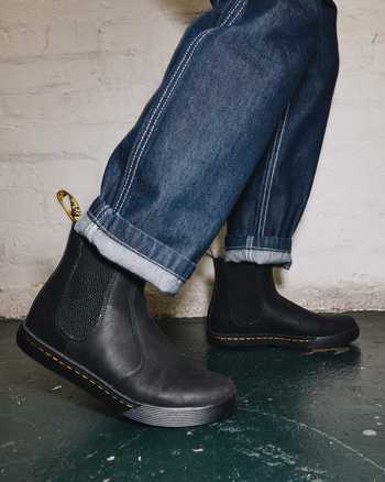 Makela Women's Leather Casual Chelsea Boots,WOMEN'S CASUAL BOOTS,no.356