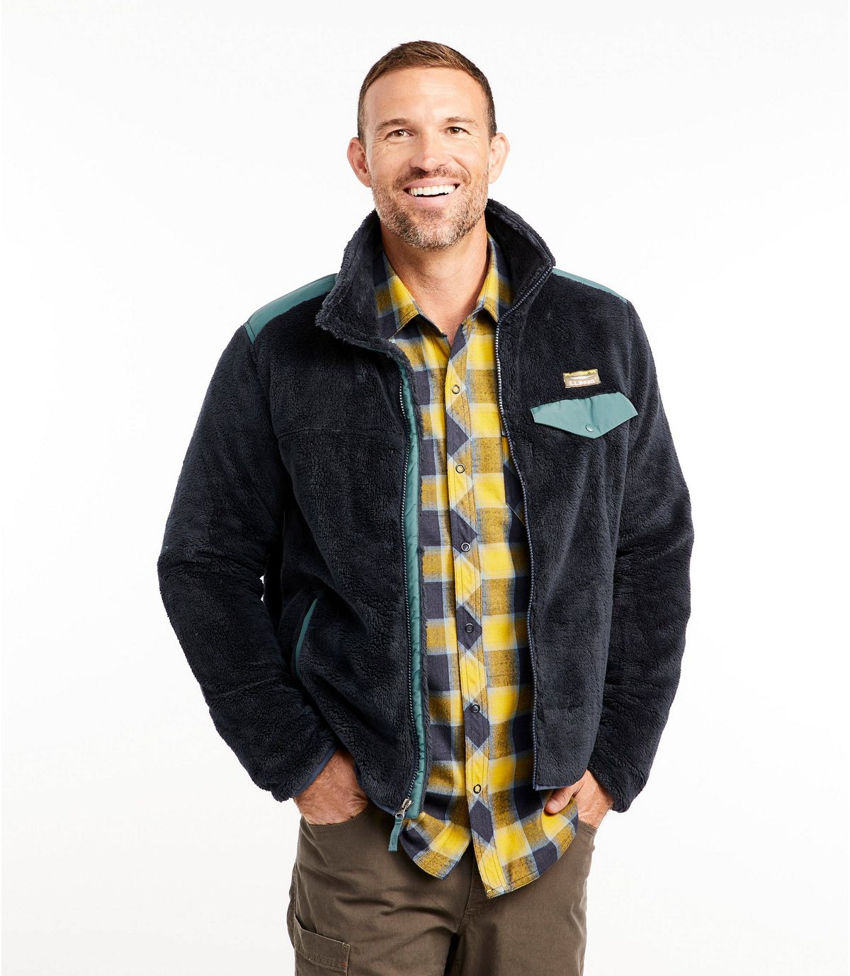 L.L.Bean Men's L.L.Bean Hi-Pile Fleece, Jacket