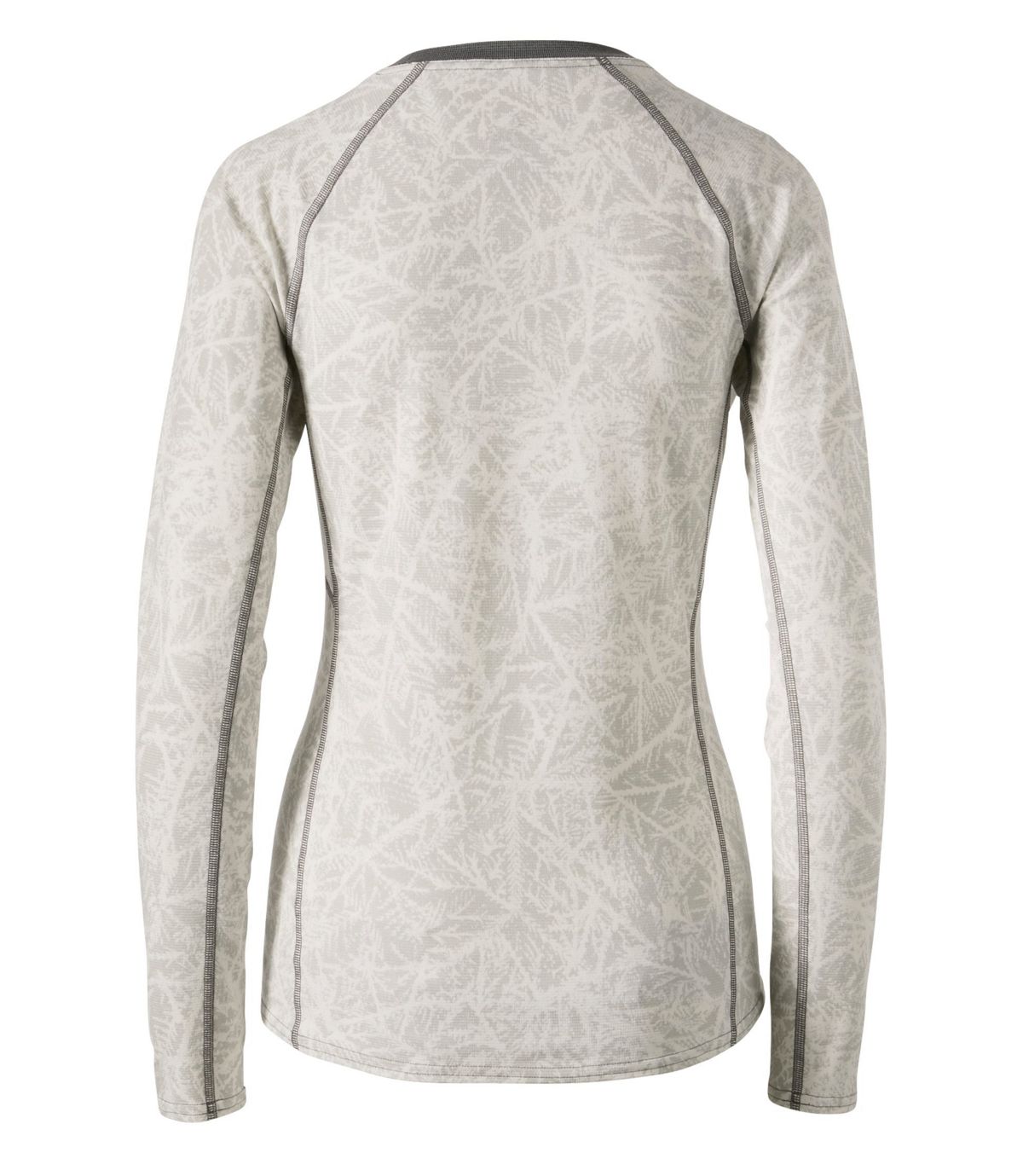 L.L.Bean Women's L.L.Bean Midweight Crew Base Layer, Long Sleeve, Print