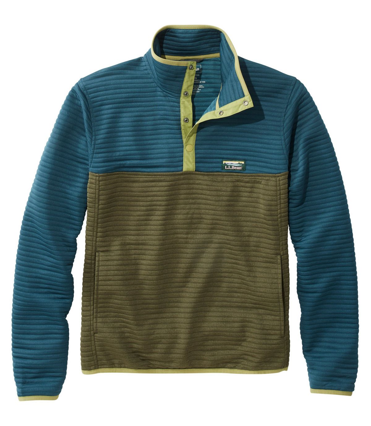 L.L.Bean Men's Airlight Knit Pullover, Colorblock