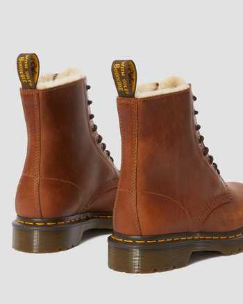 1460 Women's Faux Fur Lined Lace Up Boots,WOMEN'S WINTER BOOTS,no.39