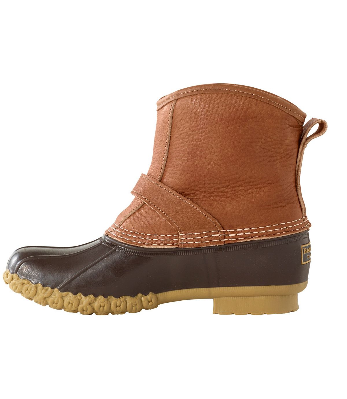 L.L.Bean Tumbled-Leather L.L.Bean Boots, 7" Shearling-Lined Lounger