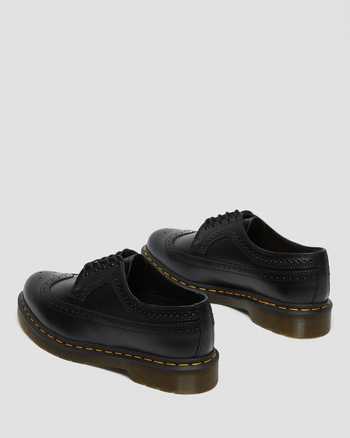 3989 Yellow Stitch Smooth Leather Brogue Shoes,MEN'S BEST SELLERS,no.707