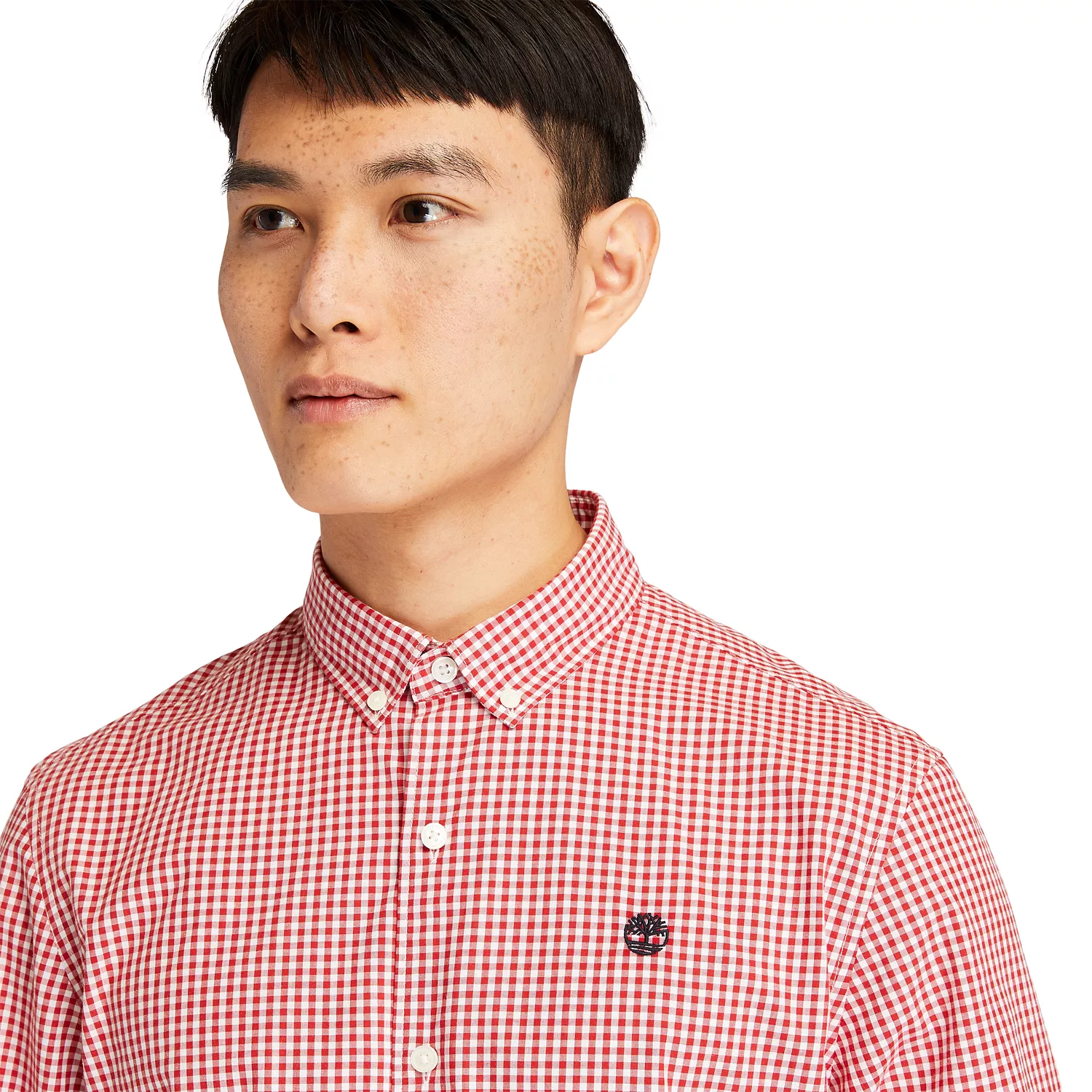 Men's Suncook River Long-Sleeve Poplin Gingham Shirt