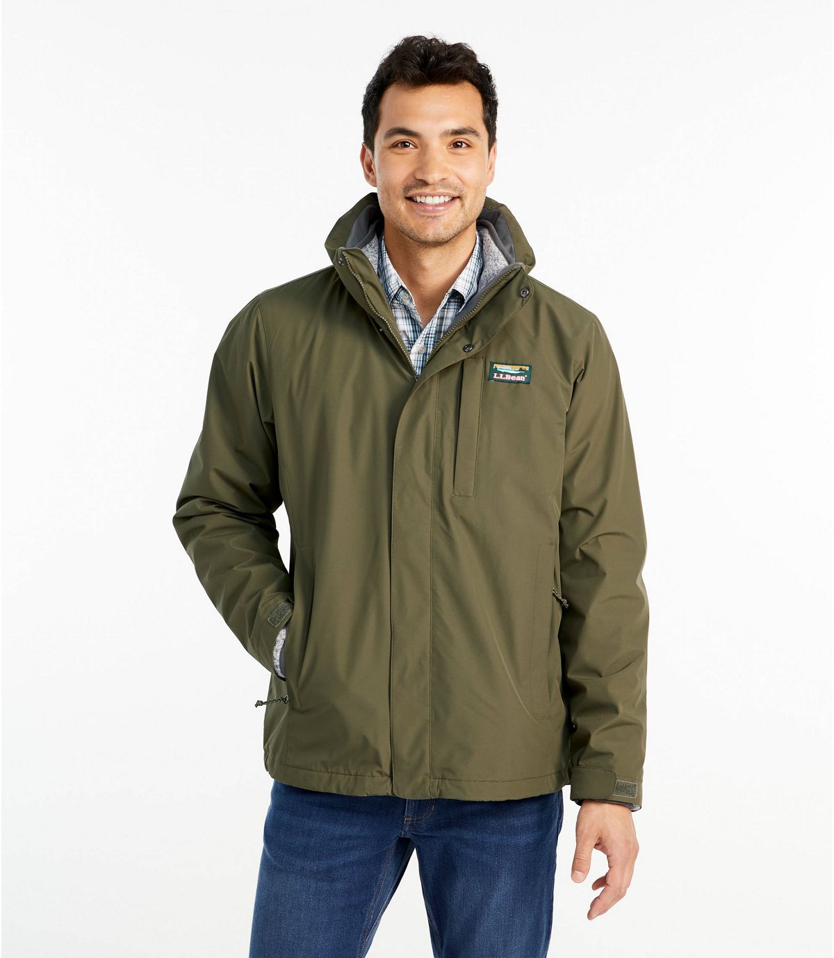 L.L.Bean Men's L.L.Bean Sweater Fleece 3-in-1 Jacket
