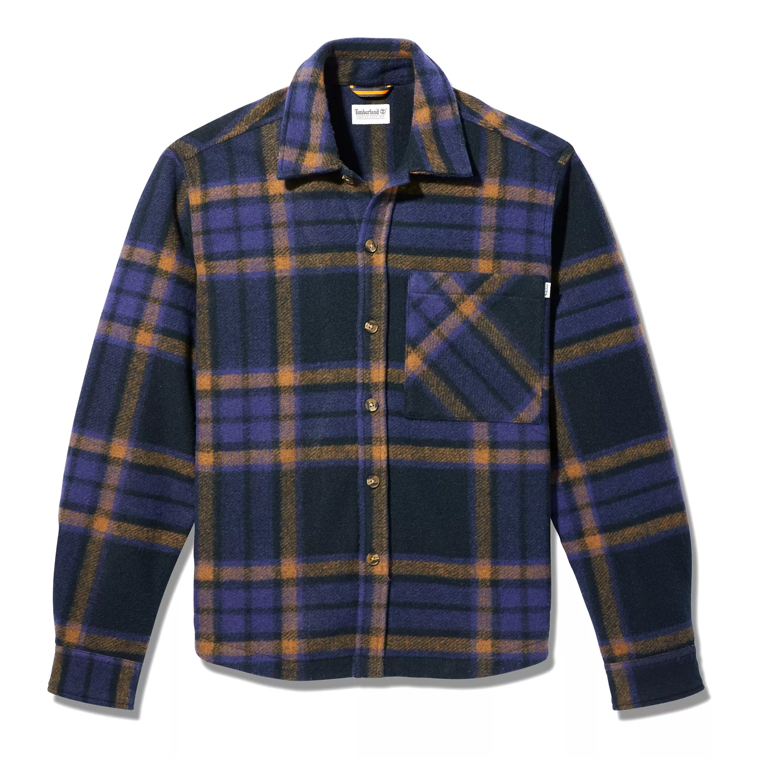 Men's Plaid Fleece Overshirt