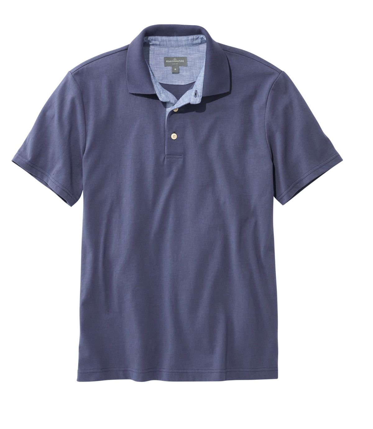 L.L.Bean Men's Signature Polo Shirt, Short-Sleeve