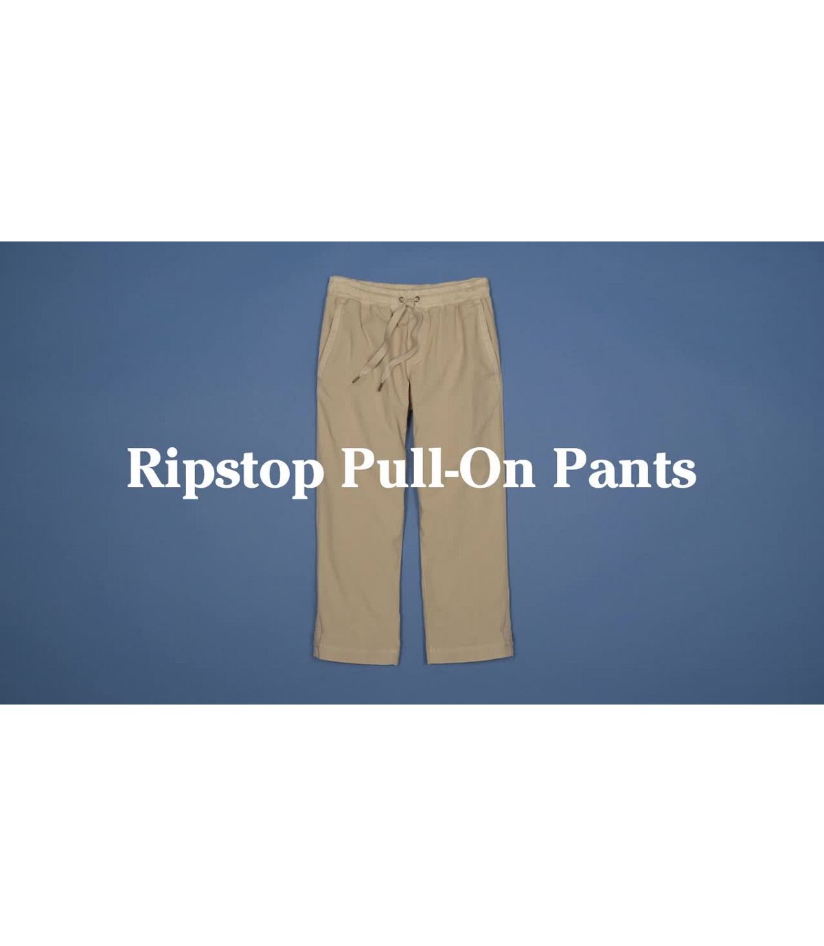 L.L.Bean Women's Stretch Ripstop Pull-On Capri Pants