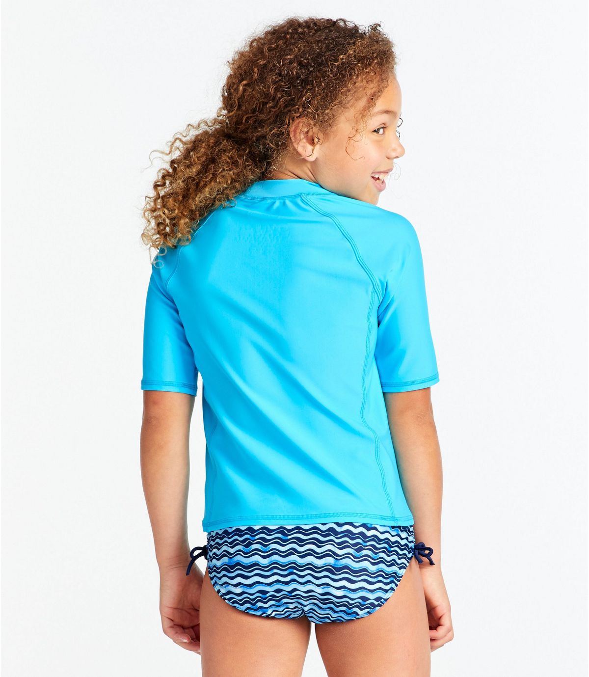 L.L.Bean Kids' Sun-and-Surf Shirt, Short Sleeve, Graphic
