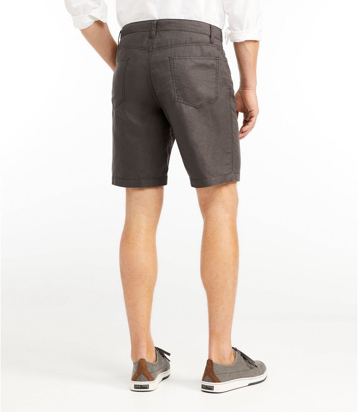 L.L.Bean Signature Linen/Cotton Five-Pocket Shorts