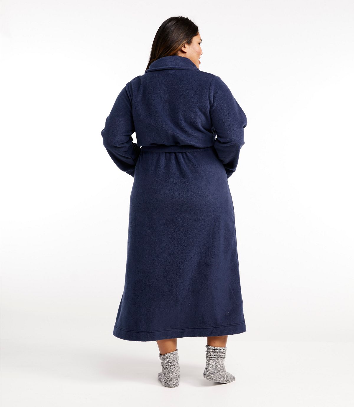 L.L.Bean Women's Winter Fleece Robe, Wrap-Front