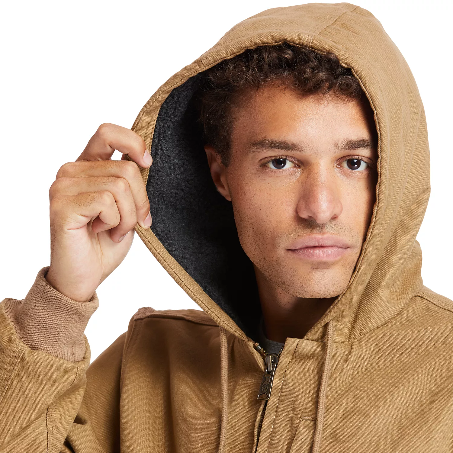 Men's Big & Tall Timberland PRO Gritman Lined Canvas Hooded Jacket